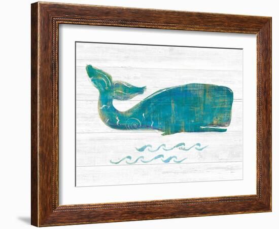 On the Waves I Light Plank-Sue Schlabach-Framed Art Print