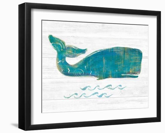 On the Waves I Light Plank-Sue Schlabach-Framed Art Print