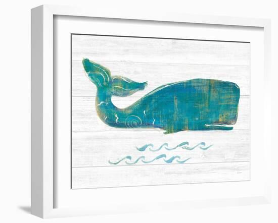 On the Waves I Light Plank-Sue Schlabach-Framed Art Print