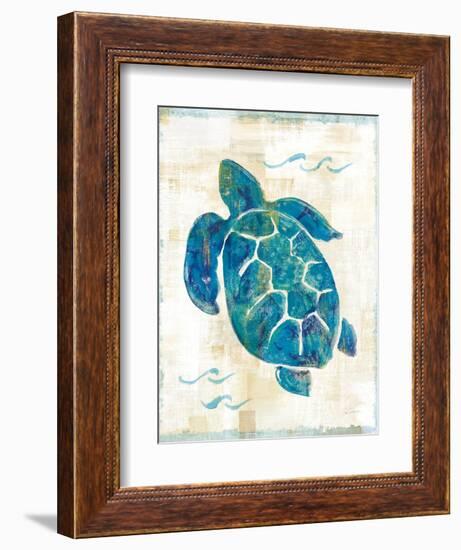 On the Waves IV No Script-Sue Schlabach-Framed Premium Giclee Print