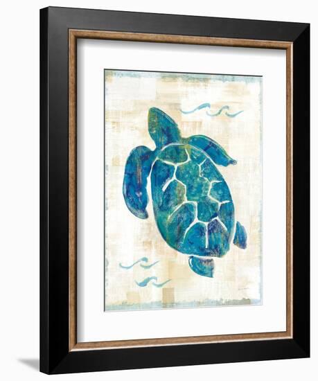 On the Waves IV No Script-Sue Schlabach-Framed Premium Giclee Print