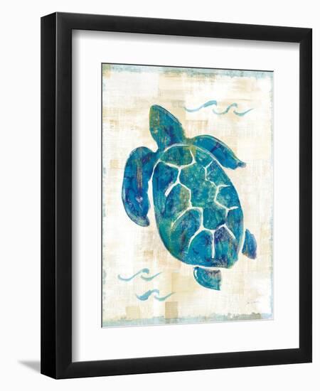 On the Waves IV No Script-Sue Schlabach-Framed Premium Giclee Print