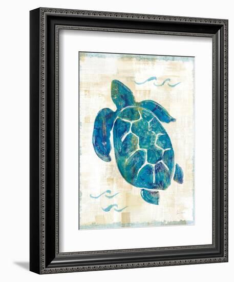 On the Waves IV No Script-Sue Schlabach-Framed Premium Giclee Print