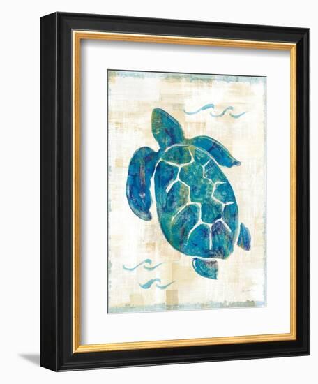 On the Waves IV No Script-Sue Schlabach-Framed Premium Giclee Print