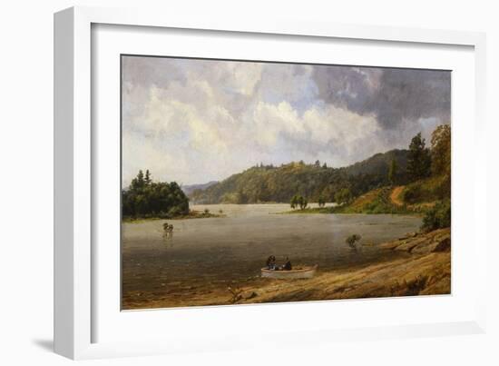 On the Wawayanda Lake, New Jersey, 1873-Jasper Francis Cropsey-Framed Giclee Print