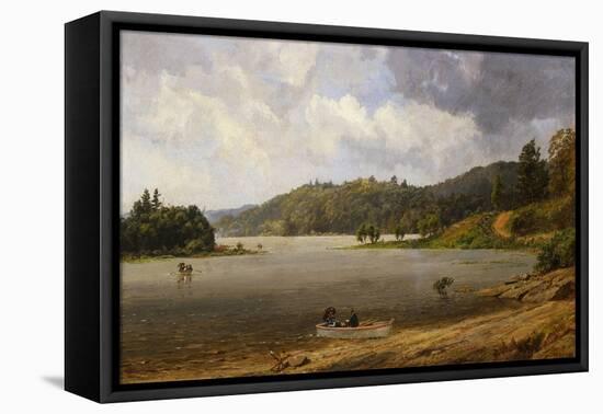 On the Wawayanda Lake, New Jersey, 1873-Jasper Francis Cropsey-Framed Premier Image Canvas