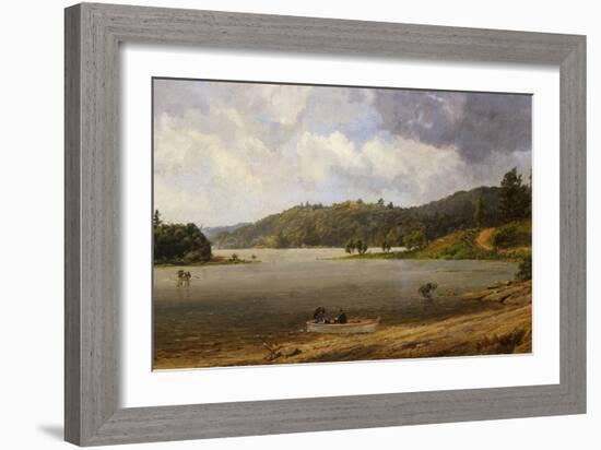 On the Wawayanda Lake, New Jersey-Jasper Francis Cropsey-Framed Giclee Print