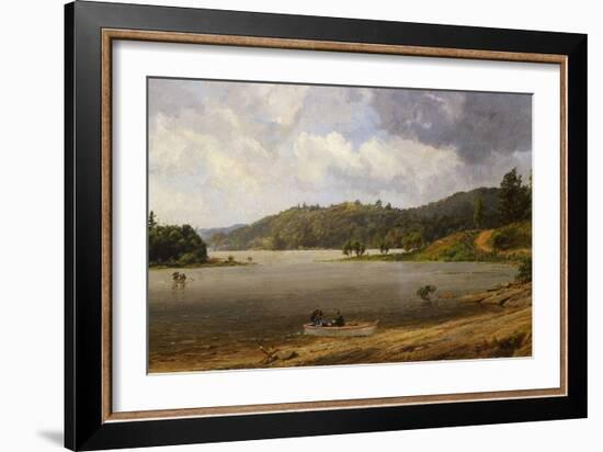 On the Wawayanda Lake, New Jersey-Jasper Francis Cropsey-Framed Giclee Print