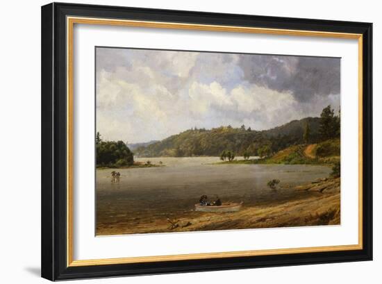 On the Wawayanda Lake, New Jersey-Jasper Francis Cropsey-Framed Giclee Print