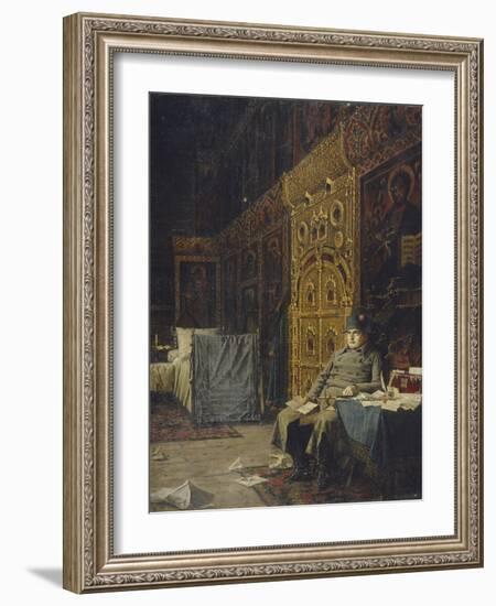 On the Way. Bad News from France, 1899-1900-Vasili Vasilyevich Vereshchagin-Framed Giclee Print