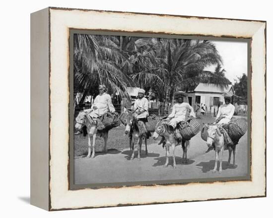 On the Way Home from Market, Jamaica, C1905-Adolphe & Son Duperly-Framed Premier Image Canvas