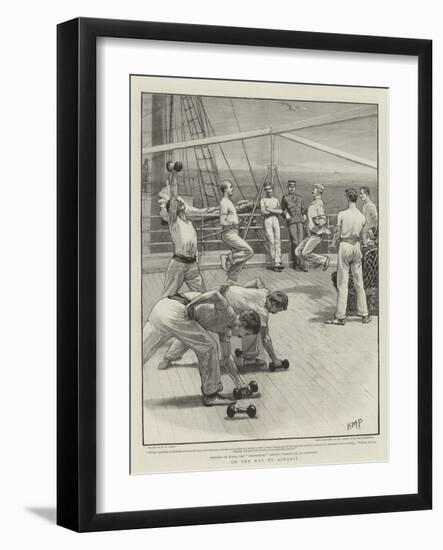 On the Way to Ashanti-Henry Marriott Paget-Framed Giclee Print