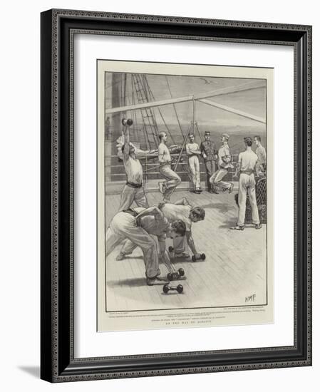 On the Way to Ashanti-Henry Marriott Paget-Framed Giclee Print