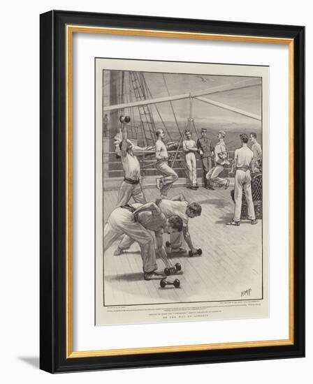On the Way to Ashanti-Henry Marriott Paget-Framed Giclee Print