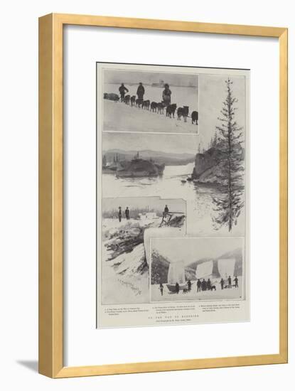 On the Way to Klondike-Henry Charles Seppings Wright-Framed Giclee Print