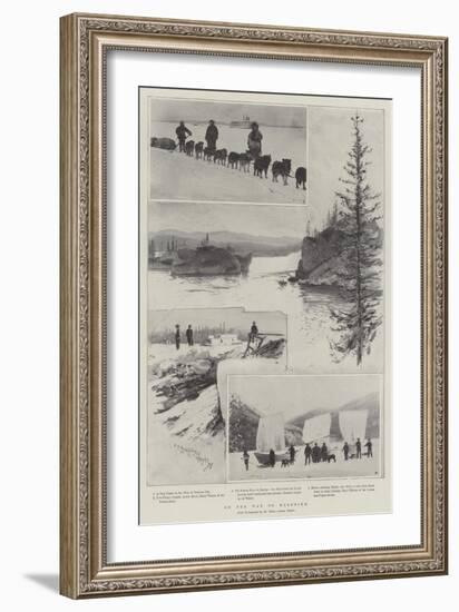 On the Way to Klondike-Henry Charles Seppings Wright-Framed Giclee Print