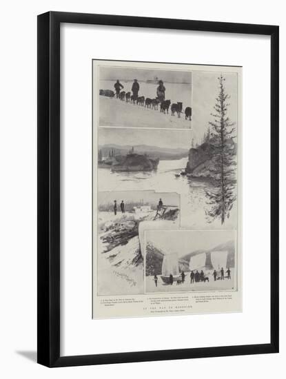 On the Way to Klondike-Henry Charles Seppings Wright-Framed Giclee Print