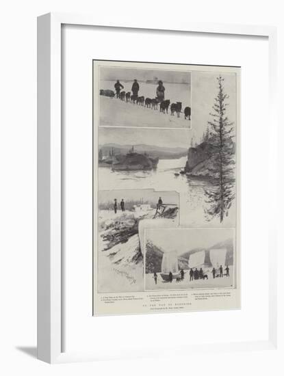 On the Way to Klondike-Henry Charles Seppings Wright-Framed Giclee Print