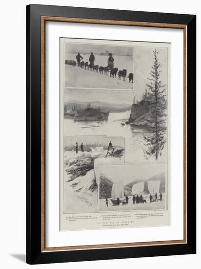 On the Way to Klondike-Henry Charles Seppings Wright-Framed Giclee Print