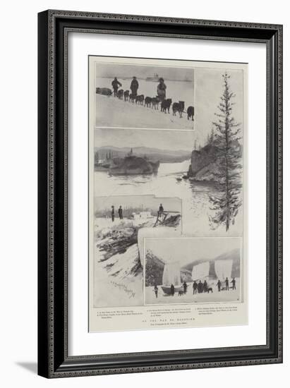 On the Way to Klondike-Henry Charles Seppings Wright-Framed Giclee Print