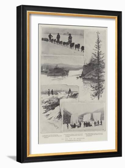 On the Way to Klondike-Henry Charles Seppings Wright-Framed Giclee Print