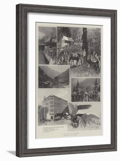 On the Way to Klondike-Henry Charles Seppings Wright-Framed Giclee Print