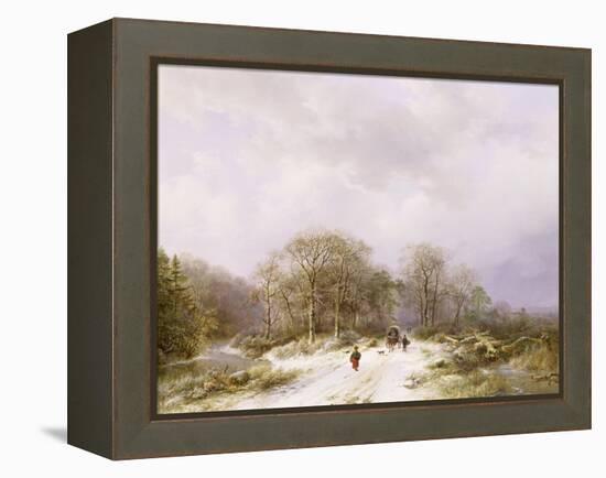 On the Way to Market 99-Barend Cornelis Koekkoek-Framed Premier Image Canvas