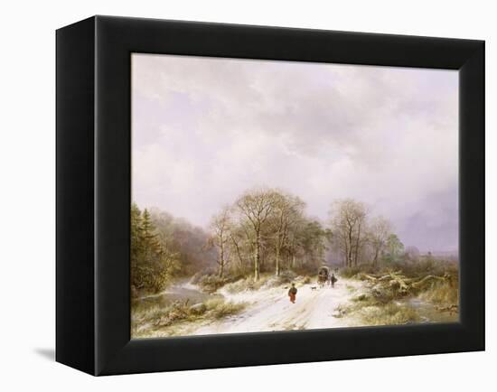 On the Way to Market 99-Barend Cornelis Koekkoek-Framed Premier Image Canvas