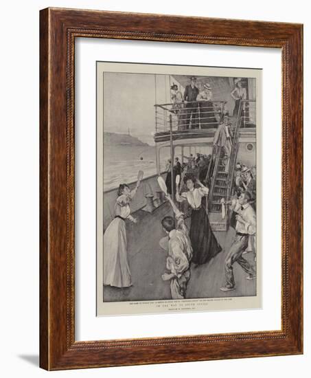 On the Way to South Africa-William Hatherell-Framed Giclee Print