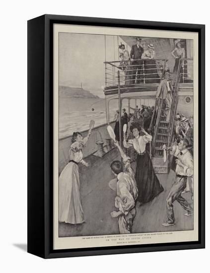 On the Way to South Africa-William Hatherell-Framed Premier Image Canvas