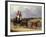 On the Way to the Meet-David Dalby-Framed Giclee Print