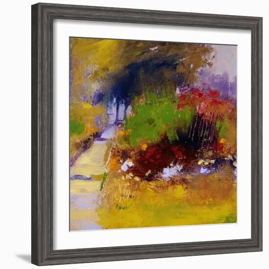 On the Way-Lou Wall-Framed Giclee Print