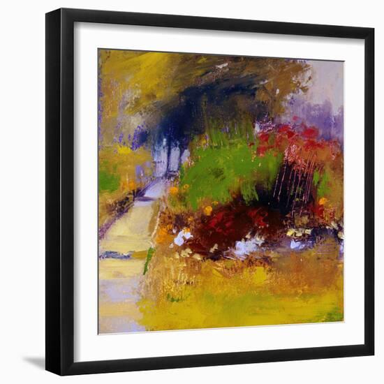 On the Way-Lou Wall-Framed Giclee Print