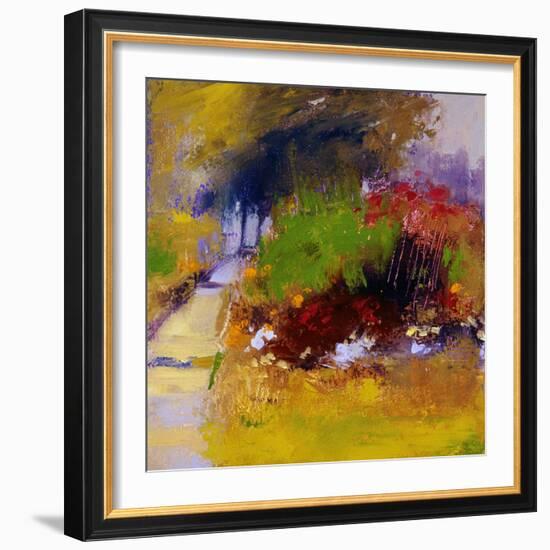 On the Way-Lou Wall-Framed Giclee Print