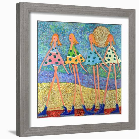 On the Way-Caroline Benchétrit-Framed Art Print