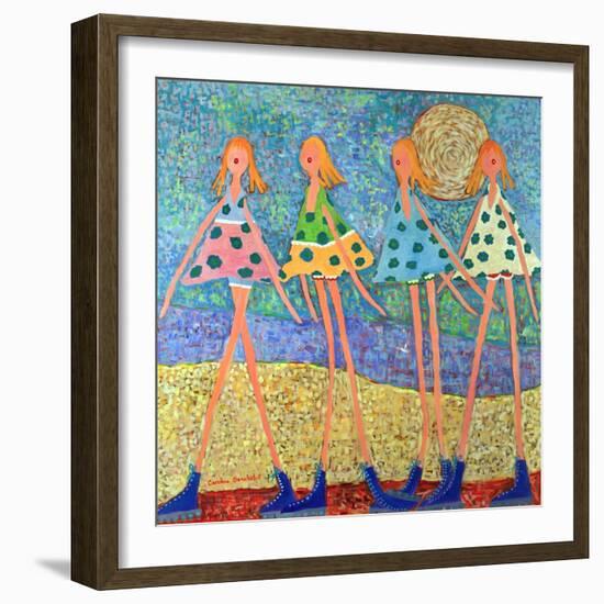 On the Way-Caroline Benchétrit-Framed Art Print