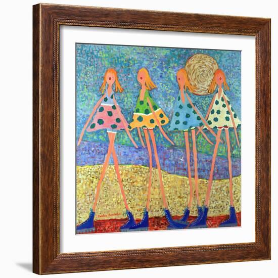 On the Way-Caroline Benchétrit-Framed Art Print