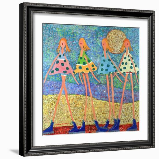 On the Way-Caroline Benchétrit-Framed Art Print