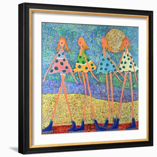 On the Way-Caroline Benchétrit-Framed Art Print