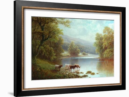 On the Wharfe, Bolton Woods-William Mellor-Framed Giclee Print