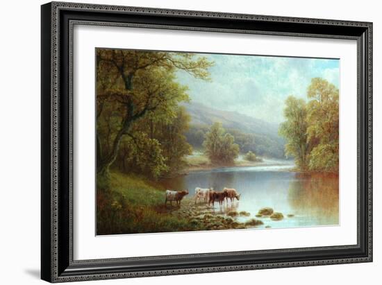On the Wharfe, Bolton Woods-William Mellor-Framed Giclee Print