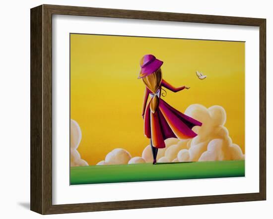 On the Wings of a Dove-Cindy Thornton-Framed Art Print