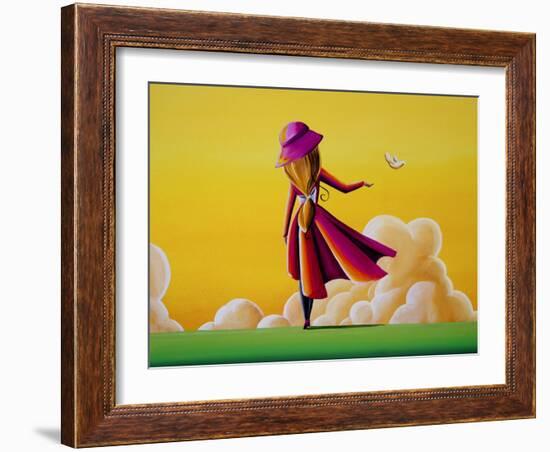 On the Wings of a Dove-Cindy Thornton-Framed Art Print