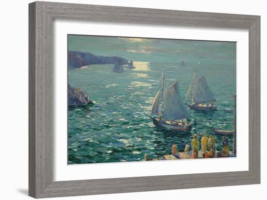 On the Wings of the Morning-Jonas Lie-Framed Giclee Print