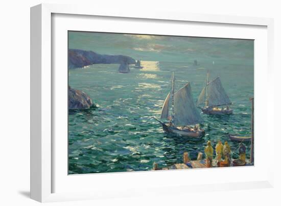 On the Wings of the Morning-Jonas Lie-Framed Giclee Print