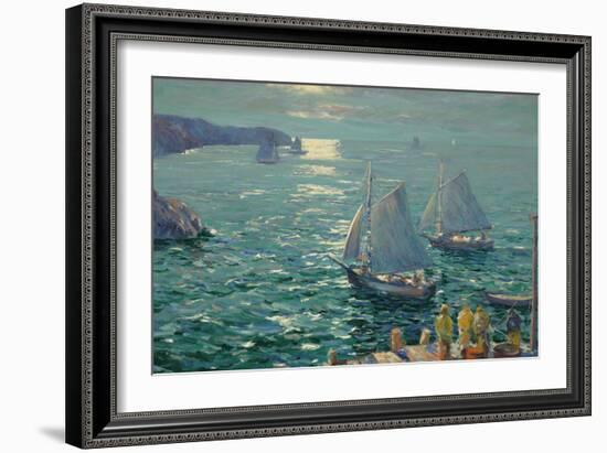 On the Wings of the Morning-Jonas Lie-Framed Giclee Print