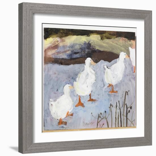 On Thin Ice, 2009-Susan Bower-Framed Giclee Print