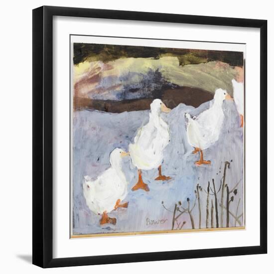 On Thin Ice, 2009-Susan Bower-Framed Giclee Print