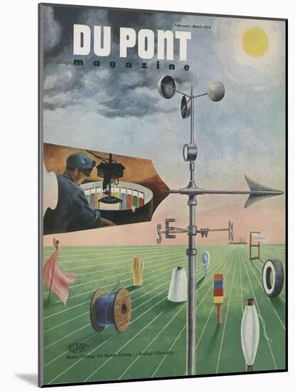 On Trial for its Life, Front Cover of the 'Dupont Magazine', February-March 1954-null-Mounted Giclee Print