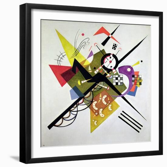 On White II-Wassily Kandinsky-Framed Giclee Print